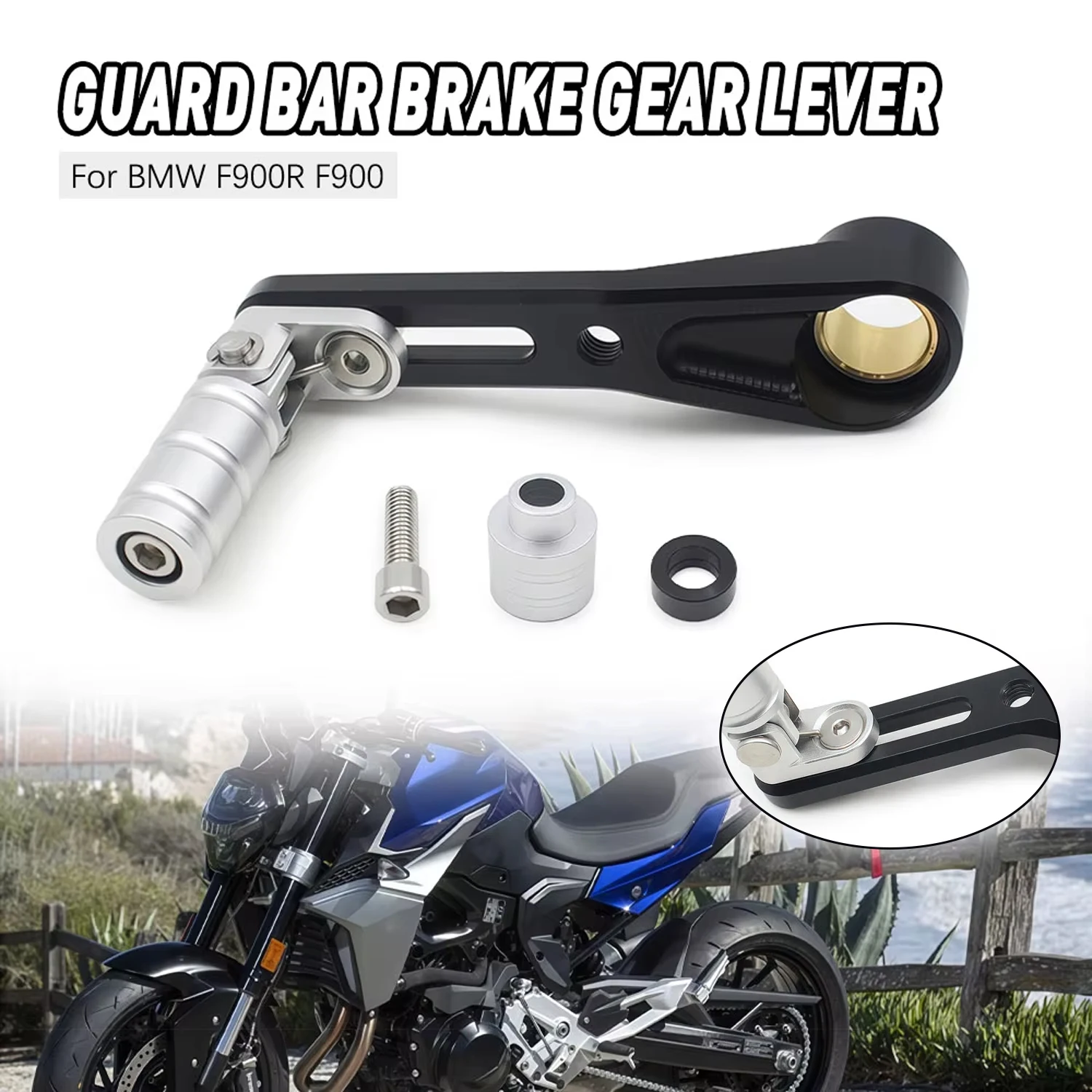 For BMW F 900 R F900 R 2020 2021 2022 Motorcycle CNC Aluminum Adjustable Folding Gear Shifter Shift Pedal Lever F900R
For BMW F 900 R F900 R 2020 2021 2022 Motorcycle CNC Aluminum Adjustable Folding Gear Shifter Shift Pedal Lever F900R