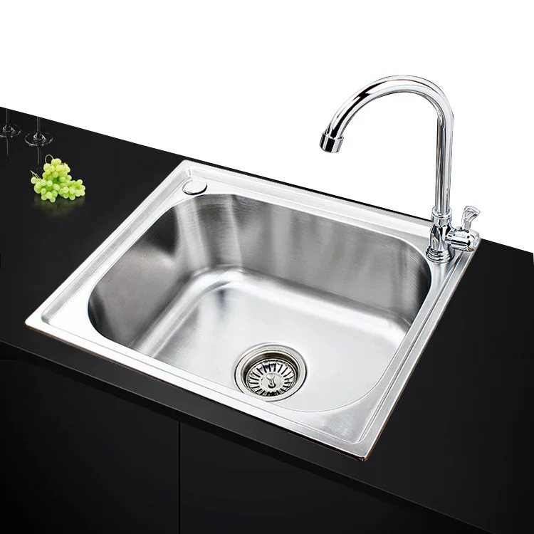 Kitchen sink Handmade stainless steel single bowl sink above counter or wall mounted vegetable Wash basin set
Kitchen sink Handmade stainless steel single bowl sink above counter or wall mounted vegetable Wash basin set