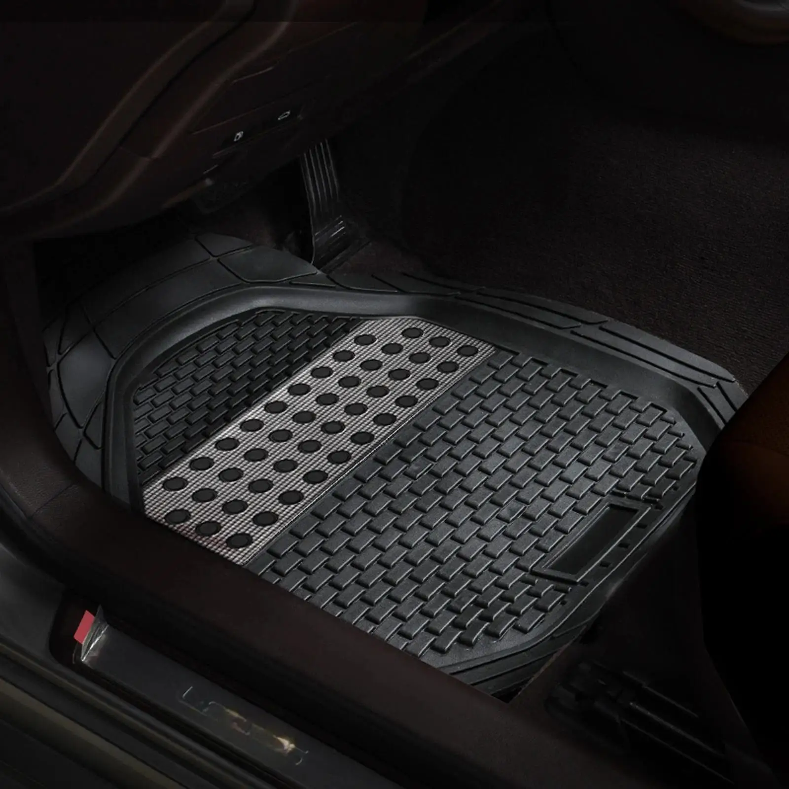 Trimable Silicone Car Floor Mats Waterproof Anti-Slip Foot Pads, Spec: Front
Trimable Silicone Car Floor Mats Waterproof Anti-Slip Foot Pads, Spec: Front