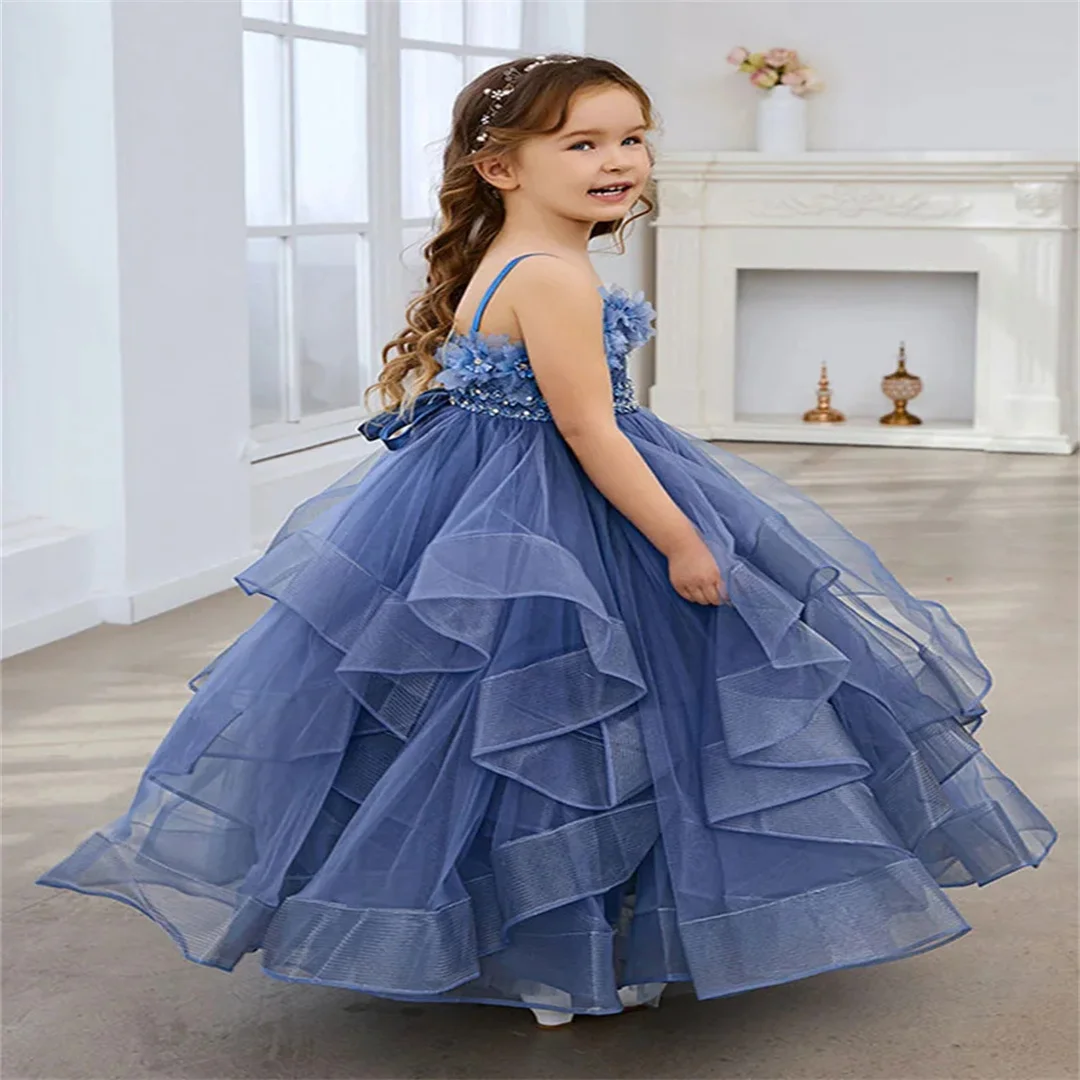 Lace Flower Girl Dresses Suspenders Tulle Princess Kids Birthday Party Ball Gown Beauty Pageant First Communion Dress
Lace Flower Girl Dresses Suspenders Tulle Princess Kids Birthday Party Ball Gown Beauty Pageant First Communion Dress