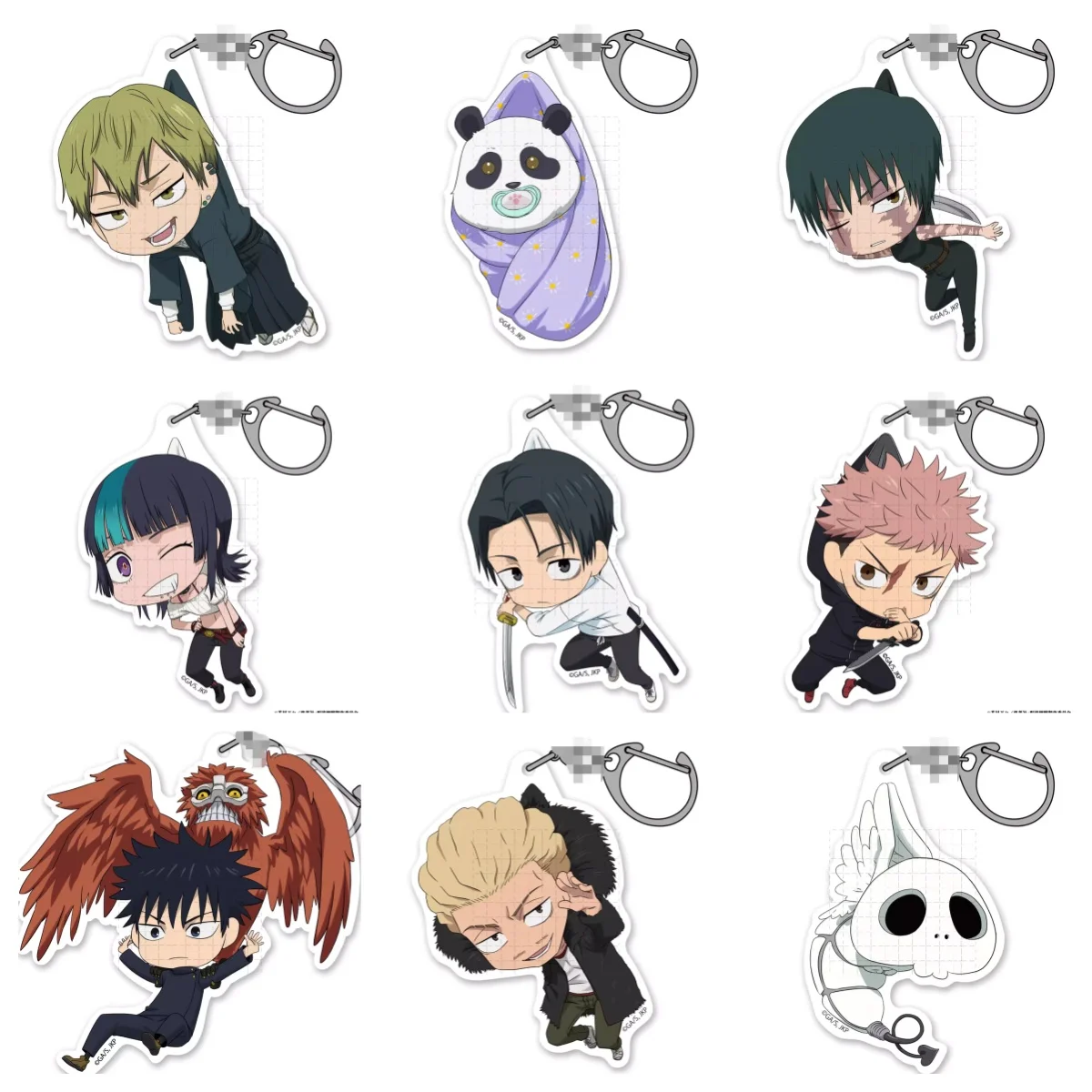 Q Version Satoru Gojo Megumi Fushiguro Yuuji Itadori Suguru Geto Acrylic Keychain Pendant Anime Toy Figures for Gift
Q Version Satoru Gojo Megumi Fushiguro Yuuji Itadori Suguru Geto Acrylic Keychain Pendant Anime Toy Figures for Gift
