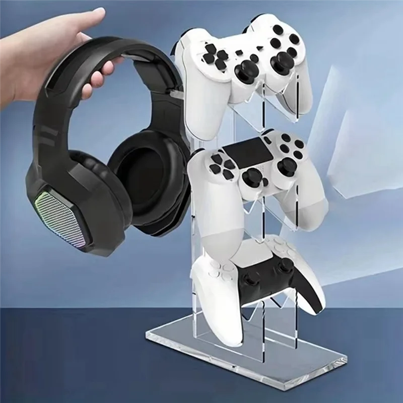 【Flash Sale】Universal 3-Layer Controller Holder And Headphone Holder Game Accessories For PS5 PS4 Storage Holder Transparent
【Flash Sale】Universal 3-Layer Controller Holder And Headphone Holder Game Accessories For PS5 PS4 Storage Holder Transparent
