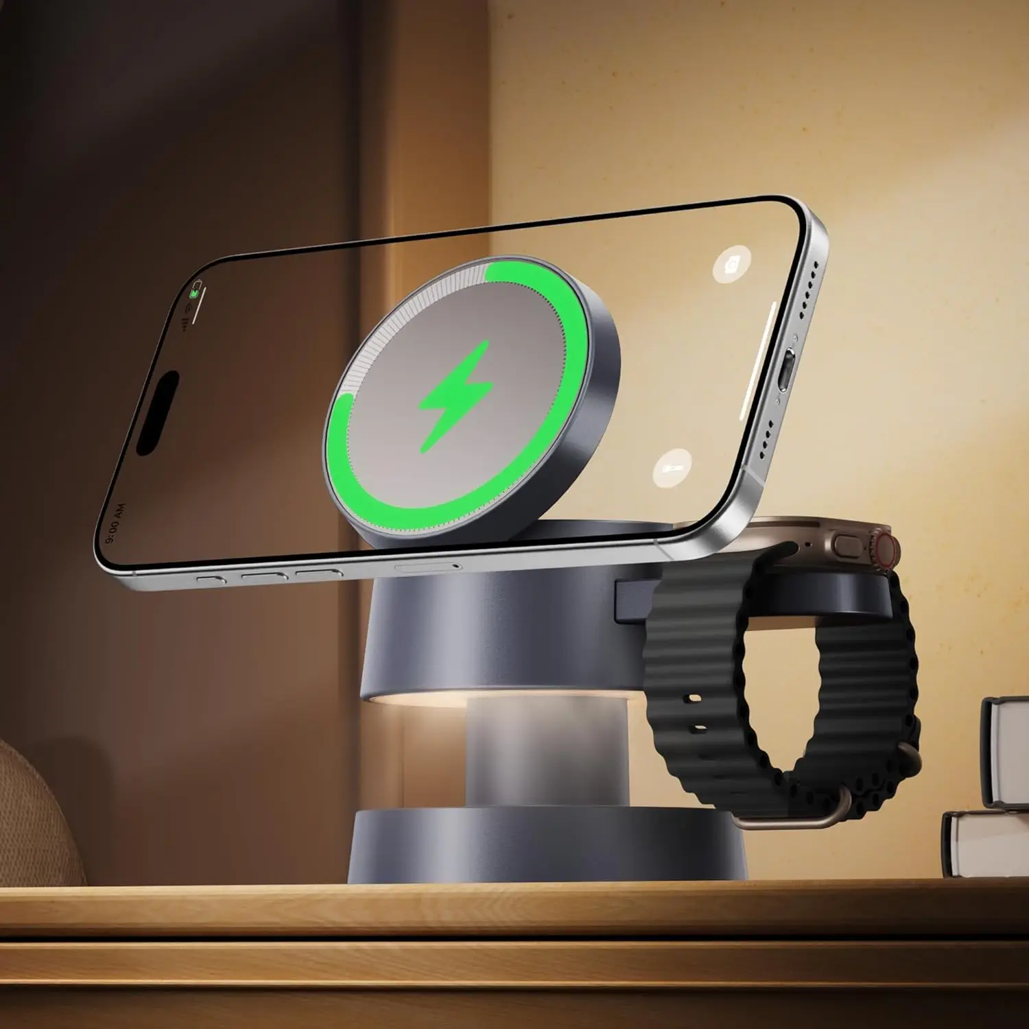 Magnetic 3 in 1 Wireless Charger For iPhone 16 15 14 13 12 Fast Charging Station for Apple Watch 10 9 8 7 6 5 4 Airpods 2 3 Pro
Magnetic 3 in 1 Wireless Charger For iPhone 16 15 14 13 12 Fast Charging Station for Apple Watch 10 9 8 7 6 5 4 Airpods 2 3 Pro