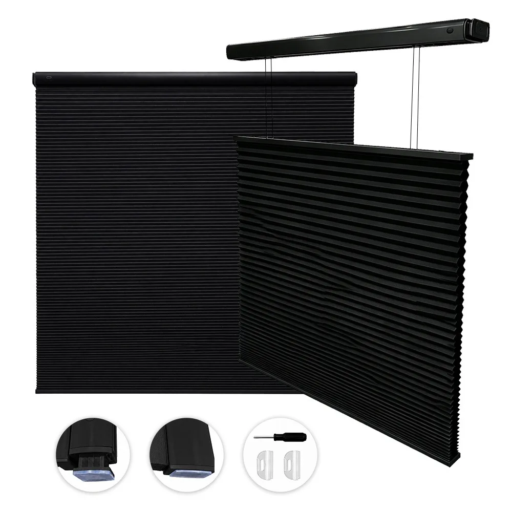 Custom Size Cellular Blinds Blackout Curtain Up-and-down Adjustable Honeycomb Pleated Shades Drill-free for Windows Doors
Custom Size Cellular Blinds Blackout Curtain Up-and-down Adjustable Honeycomb Pleated Shades Drill-free for Windows Doors