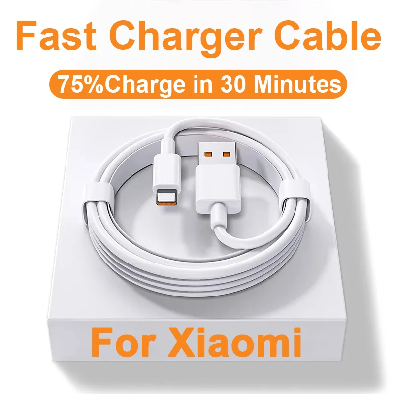 USB C For Xiaomi 13 12 11 Pro Fast Charger Cable For Redmi Note 9 10 11 POCO X5 USB To Type-C Super Quick Charging Data Wire
USB C For Xiaomi 13 12 11 Pro Fast Charger Cable For Redmi Note 9 10 11 POCO X5 USB To Type-C Super Quick Charging Data Wire