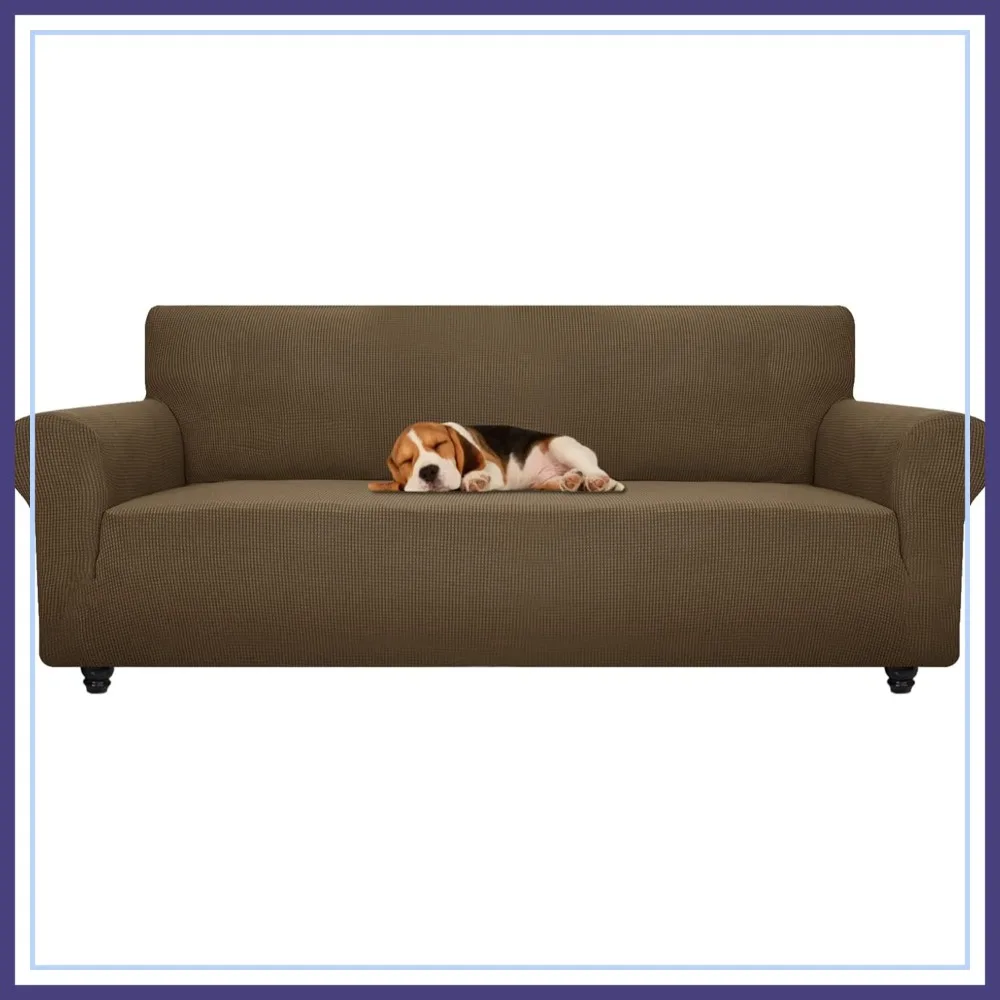 Stretch Oversized Couch Cover Universal Sofa Covers for Living Room Pet Furniture Protector Spandex Extra Large Slipcovers with Anti Slip Foam Sticks (Brown, XL Sofa)
Stretch Oversized Couch Cover Universal Sofa Covers for Living Room Pet Furniture Protector Spandex Extra Large Slipcovers with Anti Slip Foam Sticks (Brown, XL Sofa)
