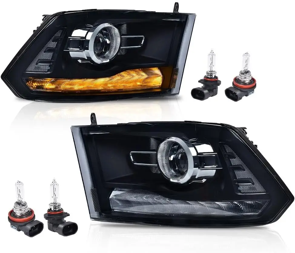 LED Bar Plank Style Headlights Compatible with 2013-2018 Dodge Ram 1500 2500 3500 Projector, NOT FIT NON PROJECTOR MODEL Headlam
LED Bar Plank Style Headlights Compatible with 2013-2018 Dodge Ram 1500 2500 3500 Projector, NOT FIT NON PROJECTOR MODEL Headlam