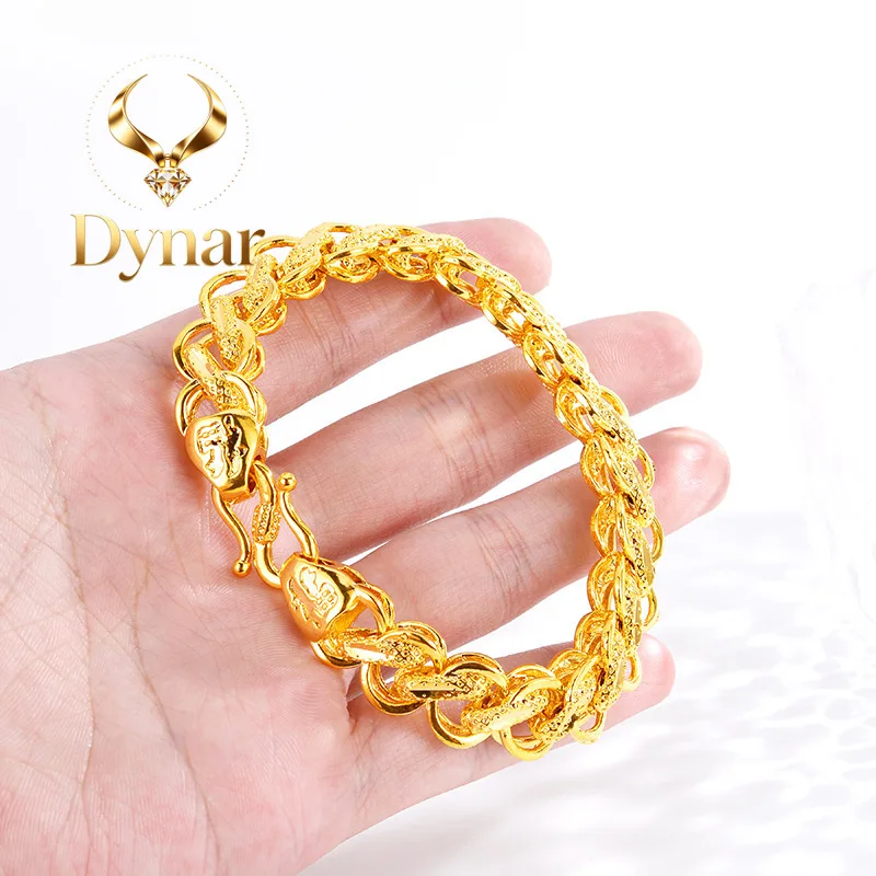 Dynar Jewelry Gold store new AU999 real gold bracelet domineering men's wrist chain 24K real gold boss chain fashion jewelryA
Dynar Jewelry Gold store new AU999 real gold bracelet domineering men's wrist chain 24K real gold boss chain fashion jewelryA