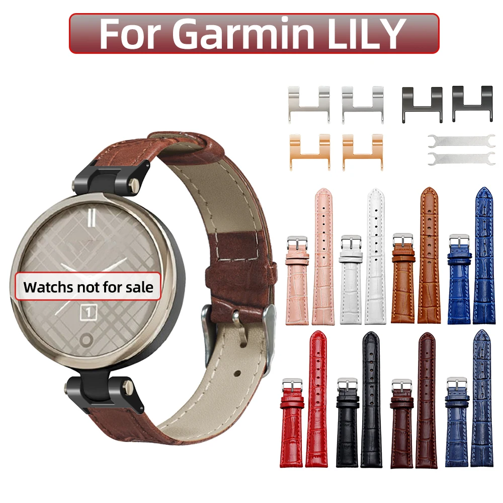 12mm Lily adapter converting women's leather/rubber/metal bracelet rose gold/silver/black stainless steel end links for Garmin
12mm Lily adapter converting women's leather/rubber/metal bracelet rose gold/silver/black stainless steel end links for Garmin