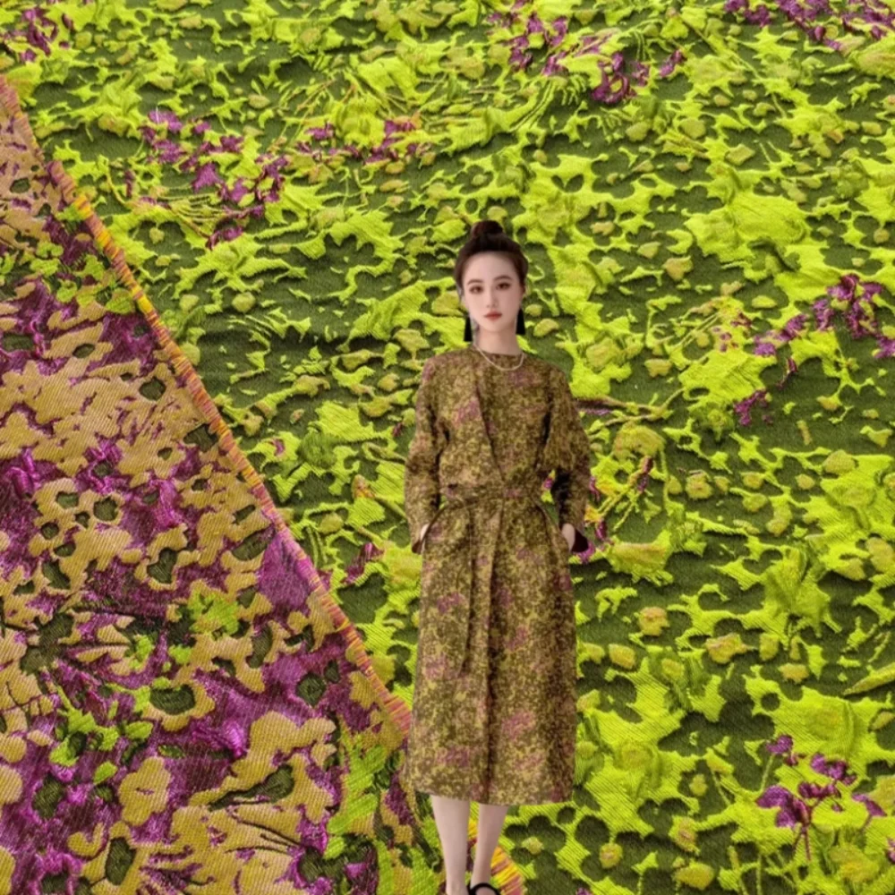 Yarn-dyed Jacquard Brocade Fabric Dress Trench Coat Hanfu Cheongsam Traditional Clothing Skin-friendly Comfortable Fabrics
Yarn-dyed Jacquard Brocade Fabric Dress Trench Coat Hanfu Cheongsam Traditional Clothing Skin-friendly Comfortable Fabrics