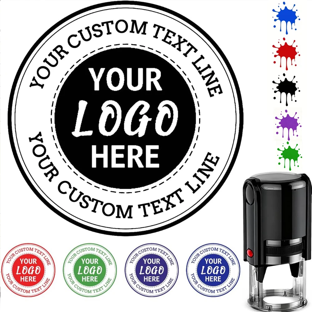 Customized LOGO Self Inking Stamp ,Personalized Stamp 25/30/40/50mm Monogram LOGO Design Rubber Stamp with 4 Optional Ink Colors
Customized LOGO Self Inking Stamp ,Personalized Stamp 25/30/40/50mm Monogram LOGO Design Rubber Stamp with 4 Optional Ink Colors