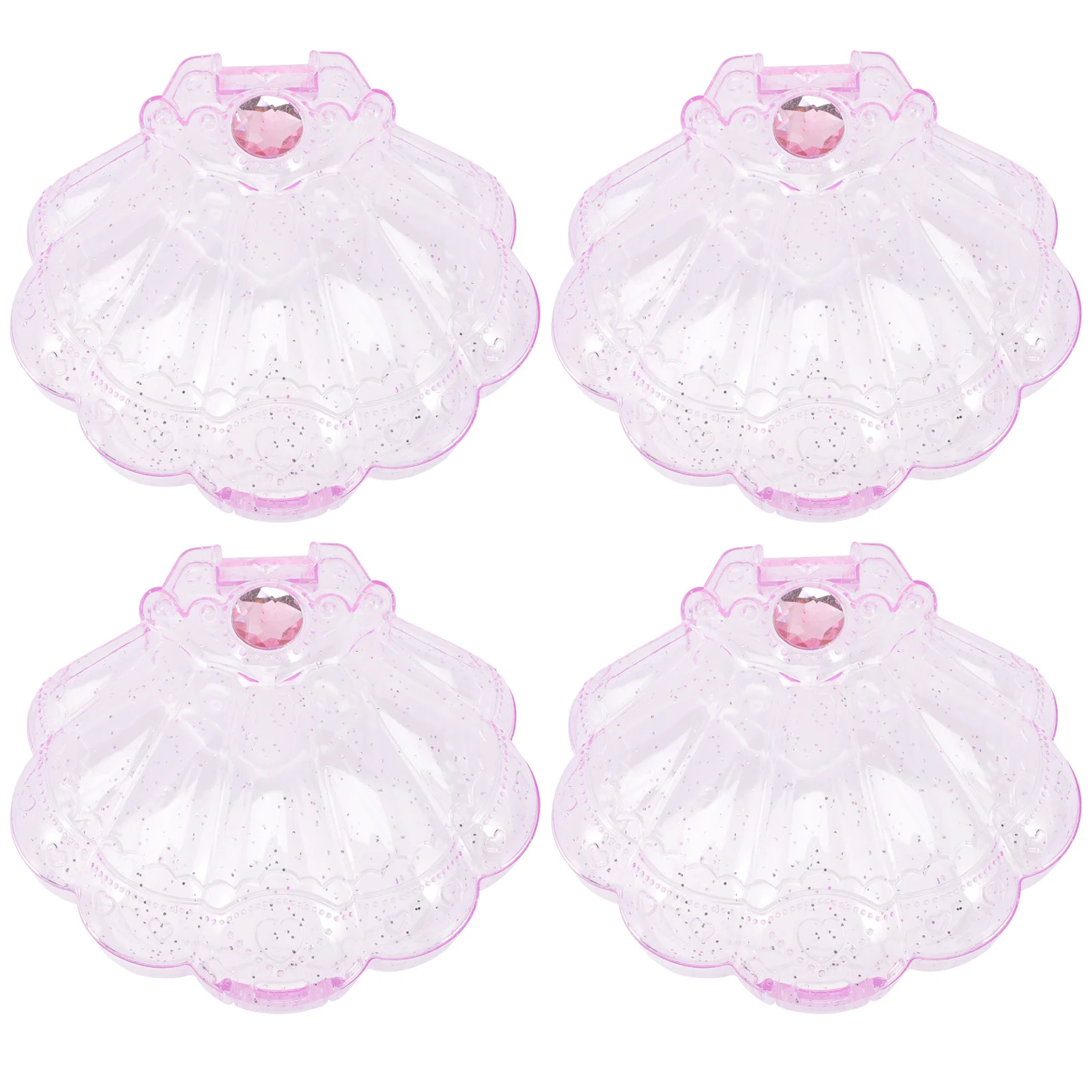 4pcs Shell Shaped Candy Box Clear Storage Container Jewelry Sweets Treats Dessert Gift Packaging Lightweight Durable Compact
4pcs Shell Shaped Candy Box Clear Storage Container Jewelry Sweets Treats Dessert Gift Packaging Lightweight Durable Compact
