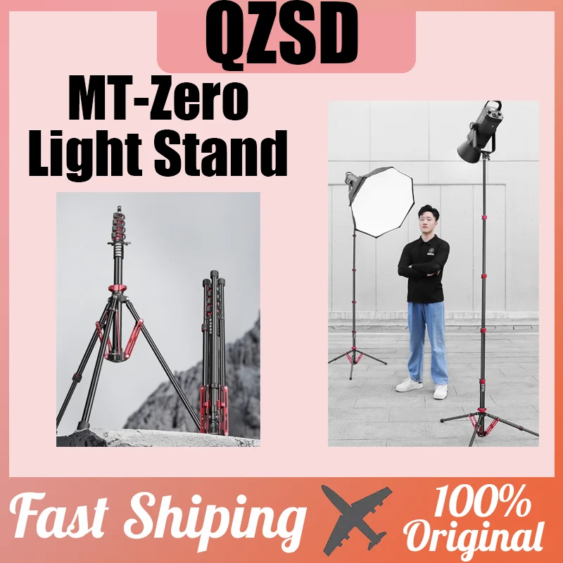 QZSD MT-Zero 2.1m Light Stand Aluminum Alloy/Carbon Fiber Portable Tripod Supplement Light Bracket For Live Stream Photography
QZSD MT-Zero 2.1m Light Stand Aluminum Alloy/Carbon Fiber Portable Tripod Supplement Light Bracket For Live Stream Photography