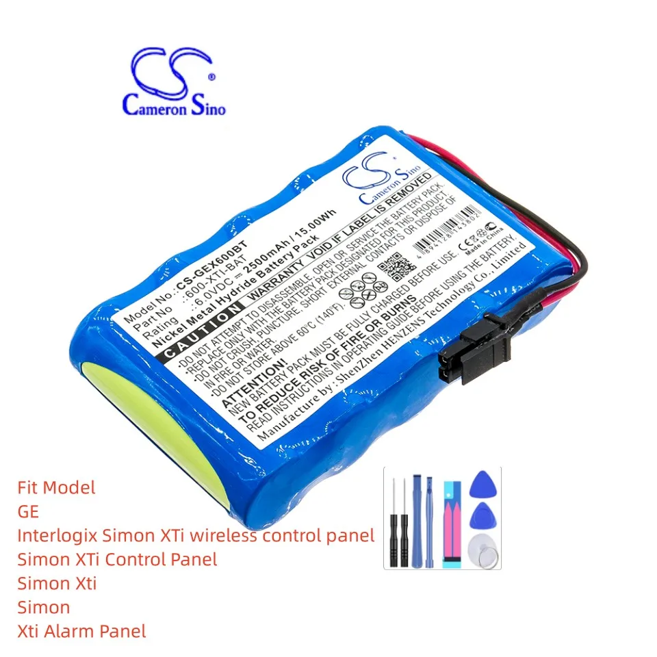 Emergency Lighting Battery For GE 600-XTI-BAT Interlogix Simon XTi wireless control panel Control Panel Simon Xti Alarm Panel
Emergency Lighting Battery For GE 600-XTI-BAT Interlogix Simon XTi wireless control panel Control Panel Simon Xti Alarm Panel