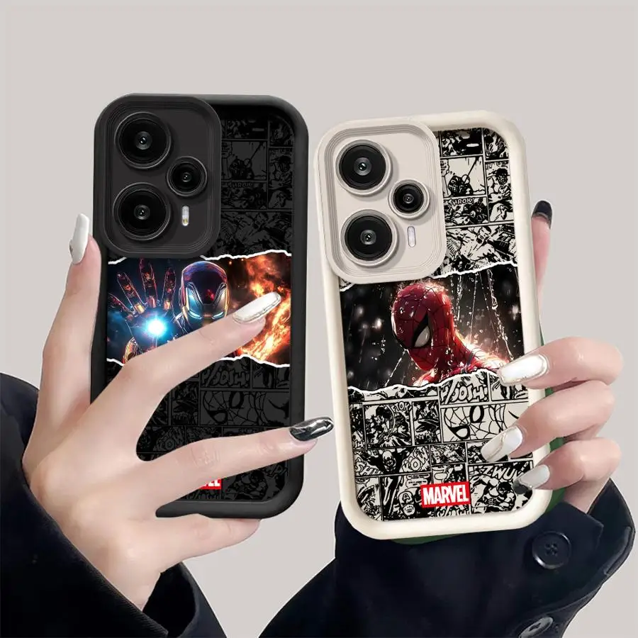 Marvel Iron Man Spider-man Case for Xiaomi Poco C61 X3 NFC C51 C50 X3 Pro Soft Cover
Marvel Iron Man Spider-man Case for Xiaomi Poco C61 X3 NFC C51 C50 X3 Pro Soft Cover