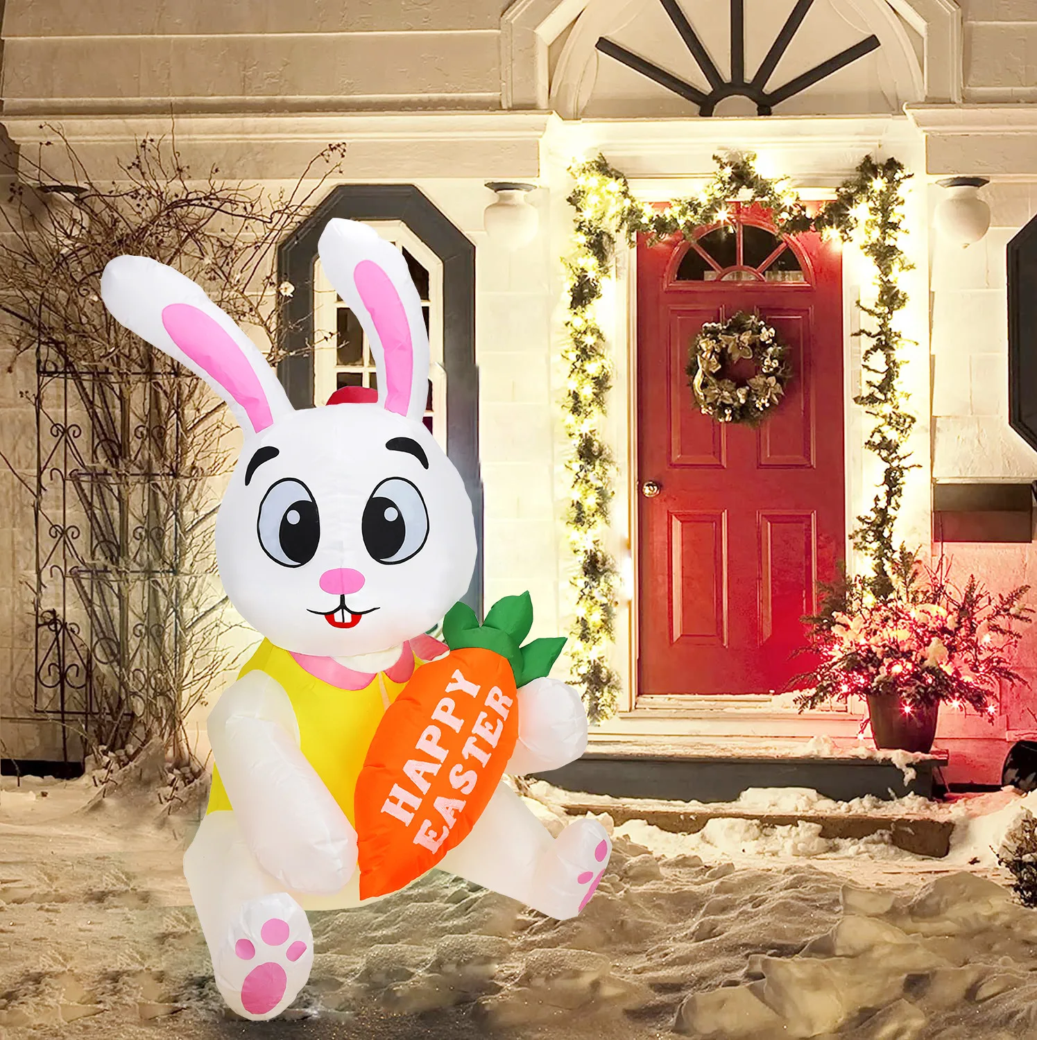 1.5 Meter Height Happy Easter Festival Rabbit Inflatable LED Glowing Party Holiday DIY Props Lantern Yard Art Decor
1.5 Meter Height Happy Easter Festival Rabbit Inflatable LED Glowing Party Holiday DIY Props Lantern Yard Art Decor
