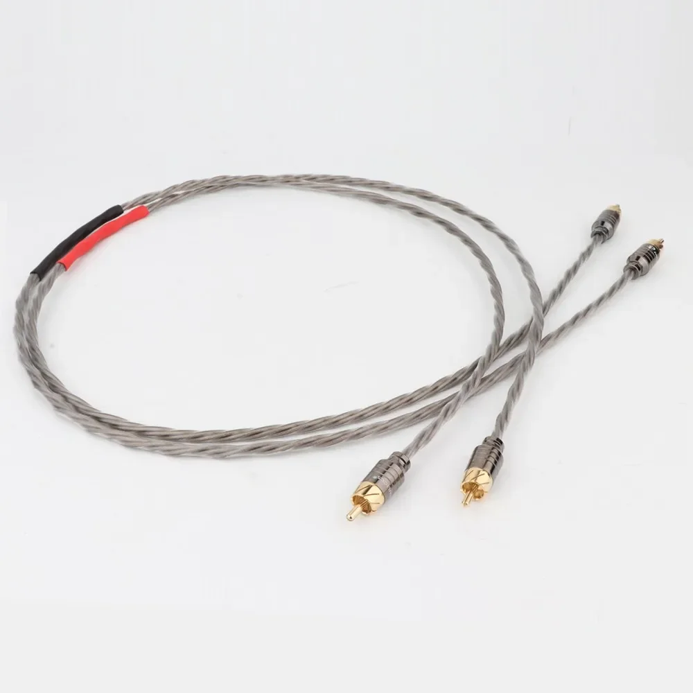 1 Pair HIFI Odin Silver Plated RCA Interconnect Audio Cable RCA to RCA Analogue phono Cable For CD AMP
1 Pair HIFI Odin Silver Plated RCA Interconnect Audio Cable RCA to RCA Analogue phono Cable For CD AMP