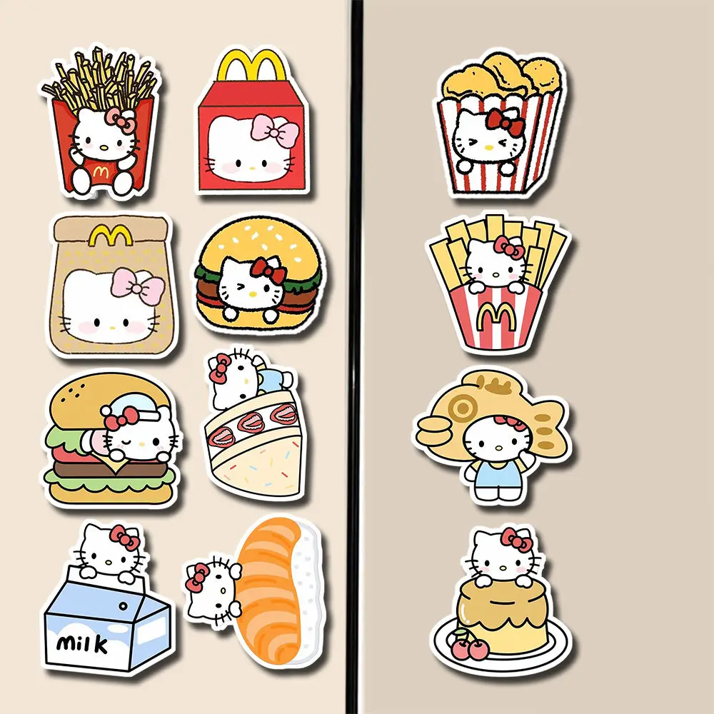 Kawaii HelloKitty Magnetic Refrigerator Stickers Diy Home Decoration Cute Three-dimensional Cartoon Anime Accessories 12 Pcs
Kawaii HelloKitty Magnetic Refrigerator Stickers Diy Home Decoration Cute Three-dimensional Cartoon Anime Accessories 12 Pcs