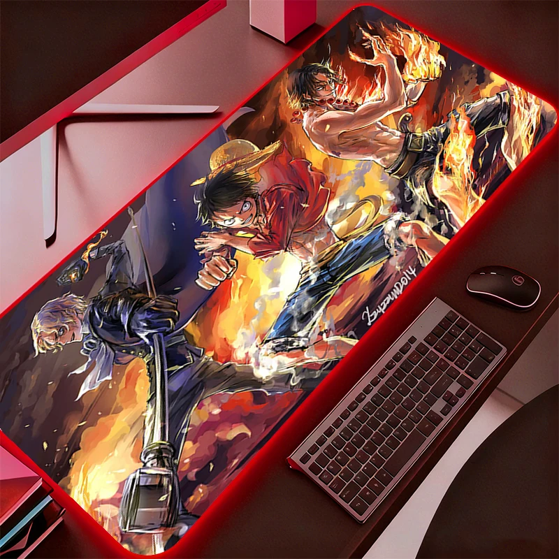 RGB Mouse pad One Piece Professional E-sports gamers speed pc Gaming Rubber keyboard Backlight LED desk mat mousepad durable
RGB Mouse pad One Piece Professional E-sports gamers speed pc Gaming Rubber keyboard Backlight LED desk mat mousepad durable