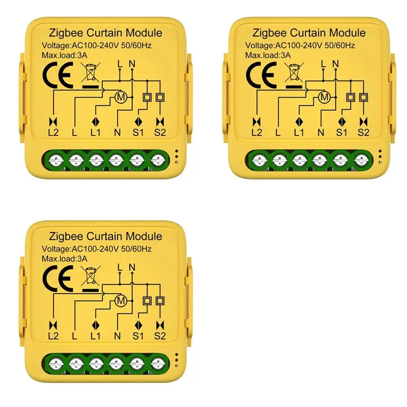 Модуль умного выключателя для штор B29C-3X Tuya Smart Zigbee, подключаемый к моторам рольставней и жалюзи, работает с приложением Smart Life и Alexa
Модуль умного выключателя для штор B29C-3X Tuya Smart Zigbee, подключаемый к моторам рольставней и жалюзи, работает с приложением Smart Life и Alexa