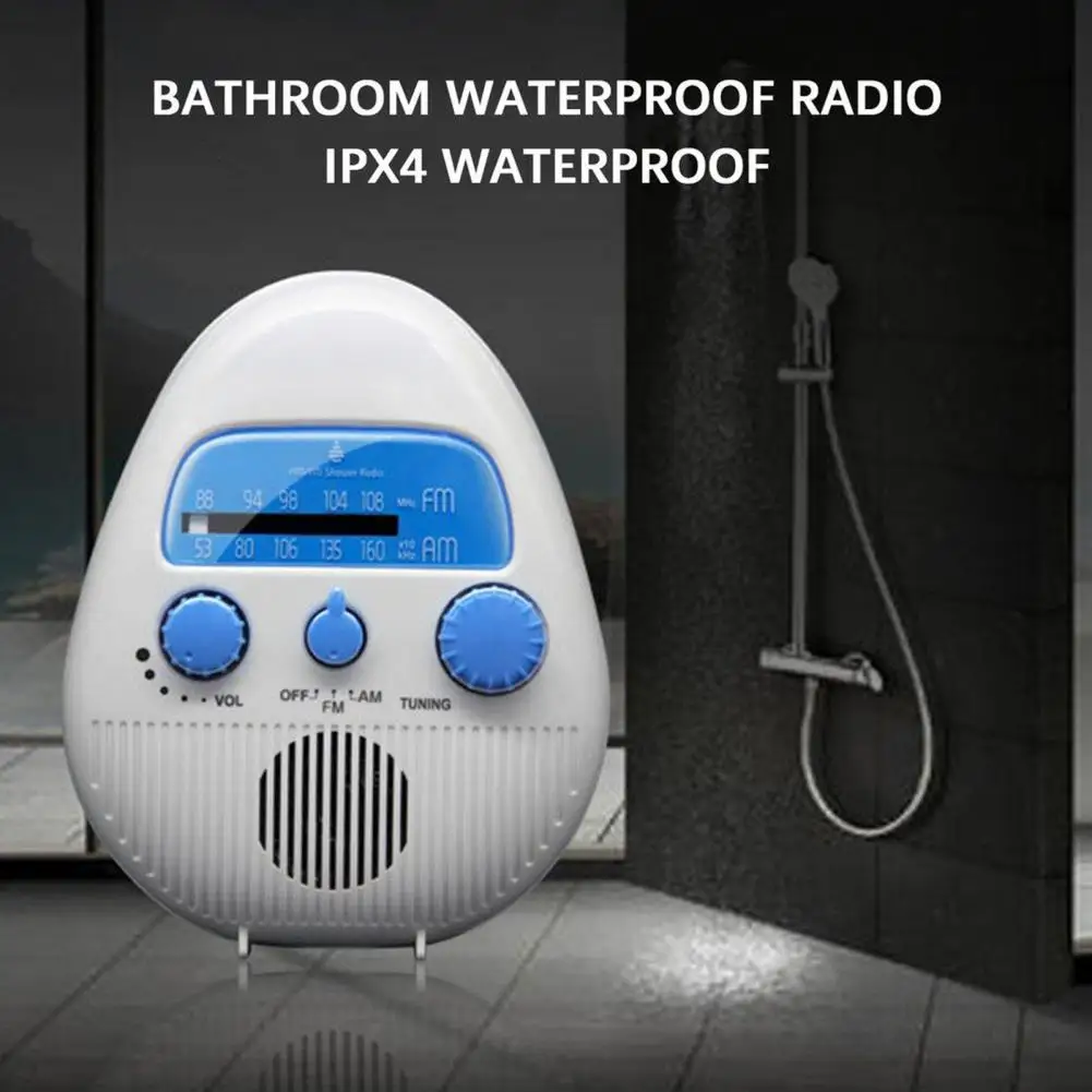 Portable Radio Solid Long Standby Life Splash Proof Water Resistant Mini AM/FM Radio for Home
Portable Radio Solid Long Standby Life Splash Proof Water Resistant Mini AM/FM Radio for Home