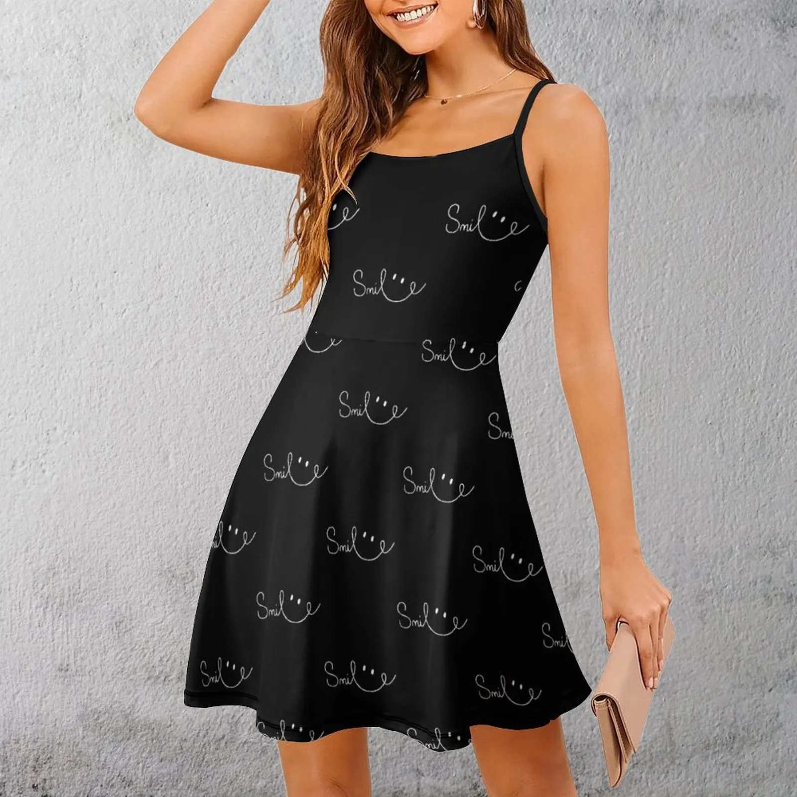 Женское платье на бретельках с принтом улыбки, экзотическая женская одежда премиум-класса, забавные платья для отпуска
Женское платье на бретельках с принтом улыбки, экзотическая женская одежда премиум-класса, забавные платья для отпуска