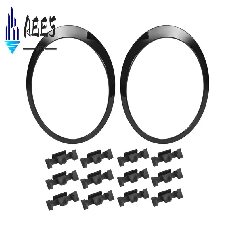 AEE5-Black Headlight Trims Ring Bezels Cover Pair For Mini Cooper R55 R56 2007-2015 51137149905 51137149906 51132752145
AEE5-Black Headlight Trims Ring Bezels Cover Pair For Mini Cooper R55 R56 2007-2015 51137149905 51137149906 51132752145