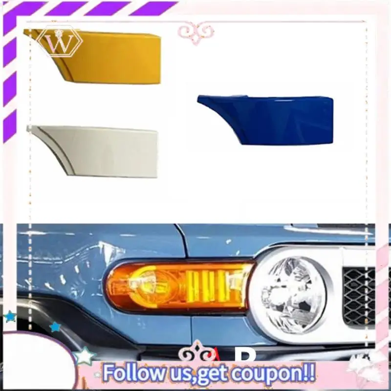 Portable 1Pair Car Front Lower Bumper Filler Cover 52512-35100 52513-35100-A0 For Toyota FJ Cruiser 2007-2014 Fender Corner Trim
Portable 1Pair Car Front Lower Bumper Filler Cover 52512-35100 52513-35100-A0 For Toyota FJ Cruiser 2007-2014 Fender Corner Trim