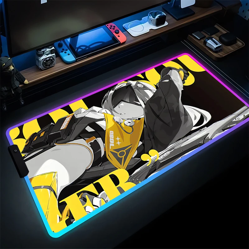 Mouse Pad RGB Laptop Anime Mouse Mat LED PC Zenless Zone Zero Trigger Mousepad Kawaii Keyboard Pad Gamer Decoracion Desktop Mat
Mouse Pad RGB Laptop Anime Mouse Mat LED PC Zenless Zone Zero Trigger Mousepad Kawaii Keyboard Pad Gamer Decoracion Desktop Mat