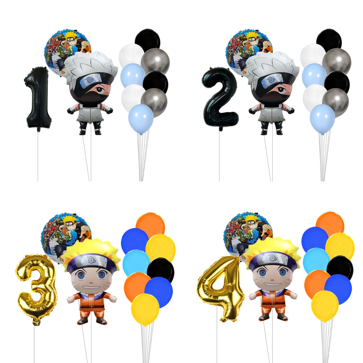 Anime Naruto Character Balloon Pack - Latex & Foil Balloons for Boys' Themed Birthday Party
Anime Naruto Character Balloon Pack - Latex & Foil Balloons for Boys' Themed Birthday Party