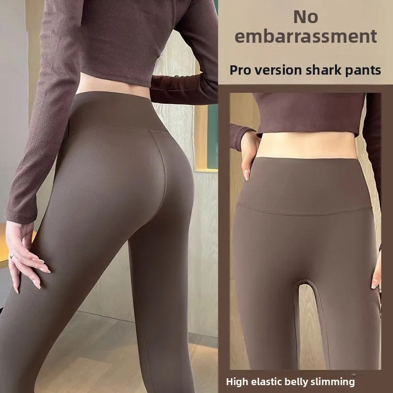 High Waist Yoga Pants Women's Spring Summer 2023 New Sle Tight Elastic Boting Pants ark Skin Pattern in Coffee Color
High Waist Yoga Pants Women's Spring Summer 2023 New Sle Tight Elastic Boting Pants ark Skin Pattern in Coffee Color