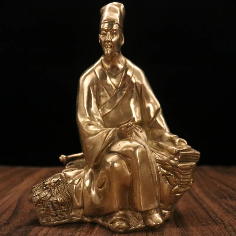 Латунный бронзовый скульптурный орнамент Li Shizhen, God Doctor Compendium of Materia Medica Medicine King, сидящая статуя
Латунный бронзовый скульптурный орнамент Li Shizhen, God Doctor Compendium of Materia Medica Medicine King, сидящая статуя