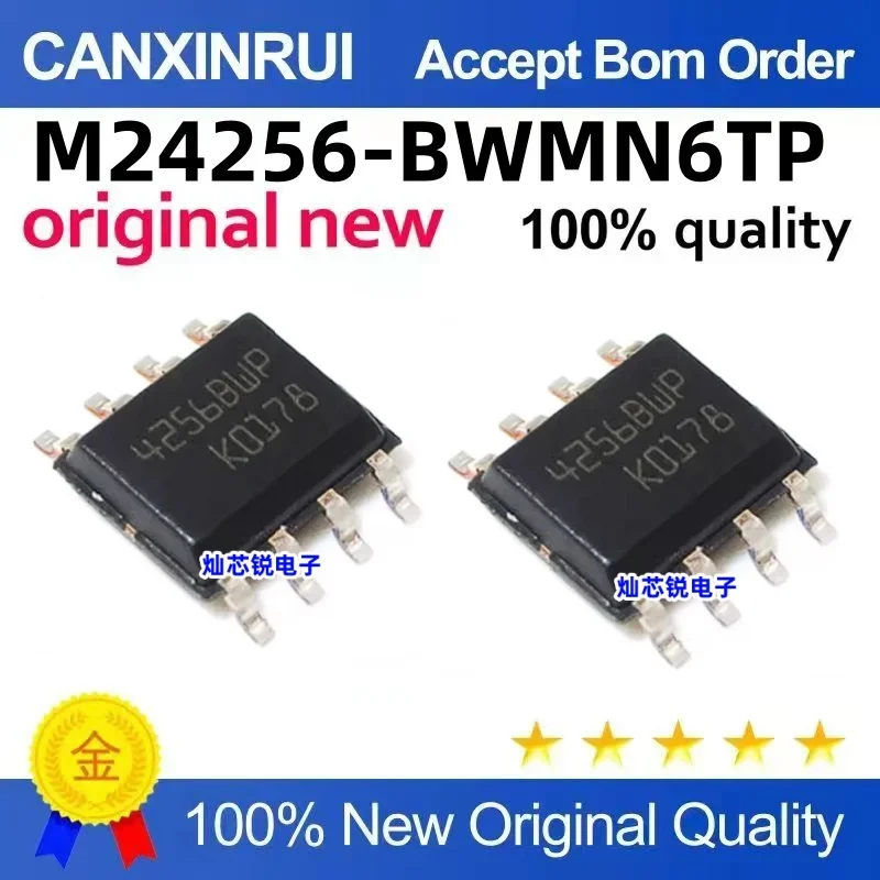 (5-100 pieces) Brand new original M24256-BWMN6TP 4256BWP 4256 SOP8
(5-100 pieces) Brand new original M24256-BWMN6TP 4256BWP 4256 SOP8