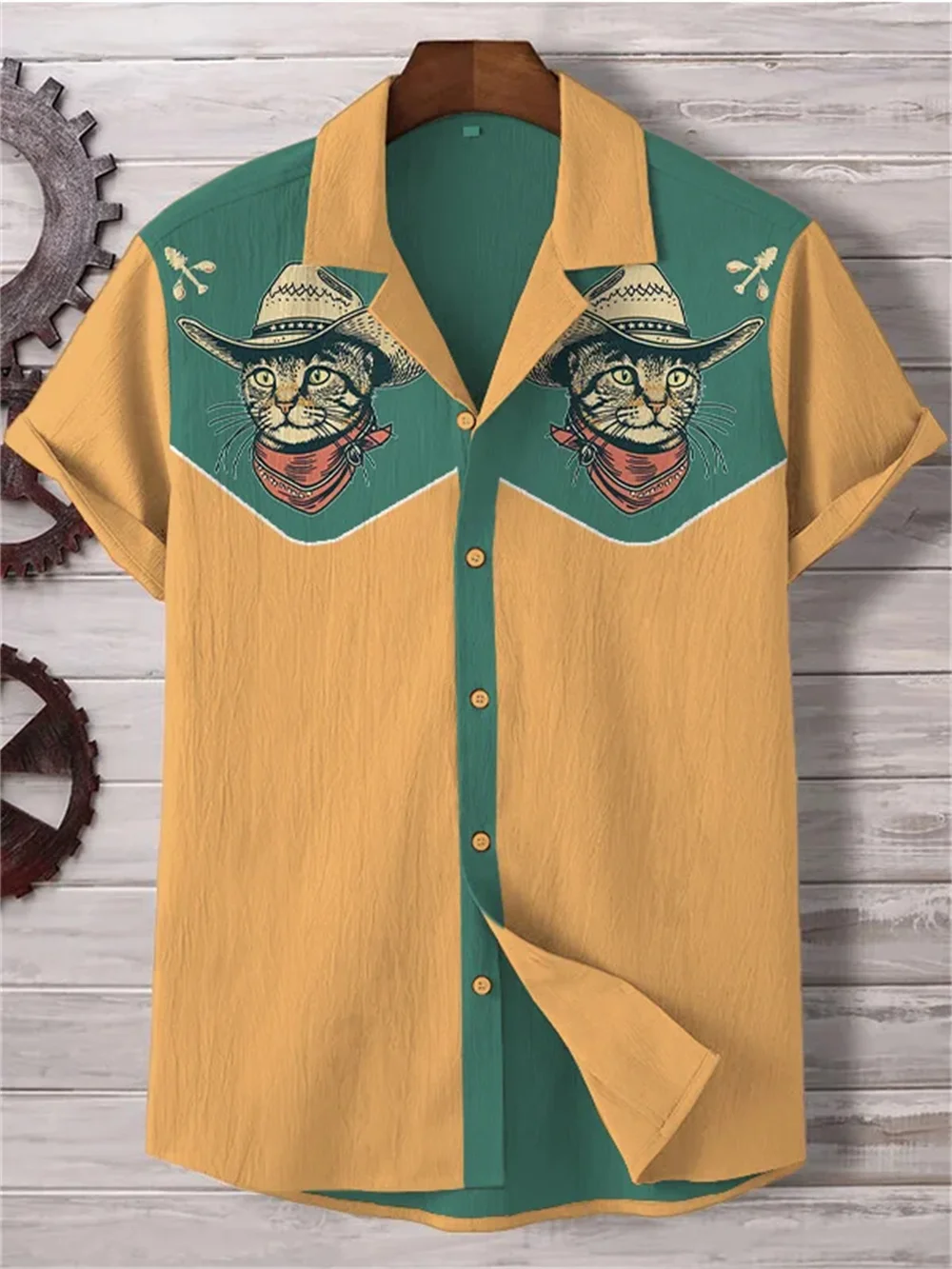 3D printed cat dog animal short sleeved shirt, summer casual Harajuku style button up top, plus size clothing
3D printed cat dog animal short sleeved shirt, summer casual Harajuku style button up top, plus size clothing