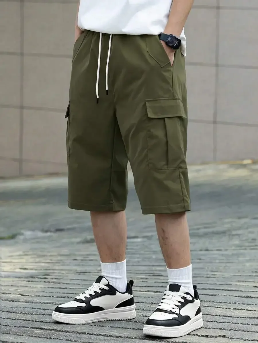 Mens Casual Drawstring Loose Cargo Shorts With Pockets Summer
Mens Casual Drawstring Loose Cargo Shorts With Pockets Summer