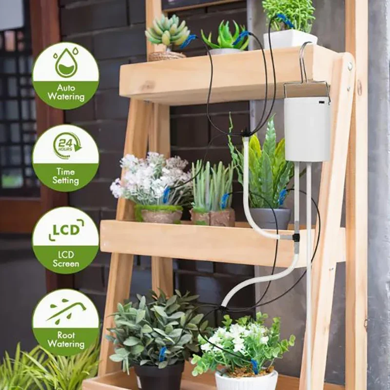 Automatic Watering Pump Controller Intelligent Flowers Plants Sprinkler Drip Irrigation Device Pump Timer System Garden Tools
Automatic Watering Pump Controller Intelligent Flowers Plants Sprinkler Drip Irrigation Device Pump Timer System Garden Tools