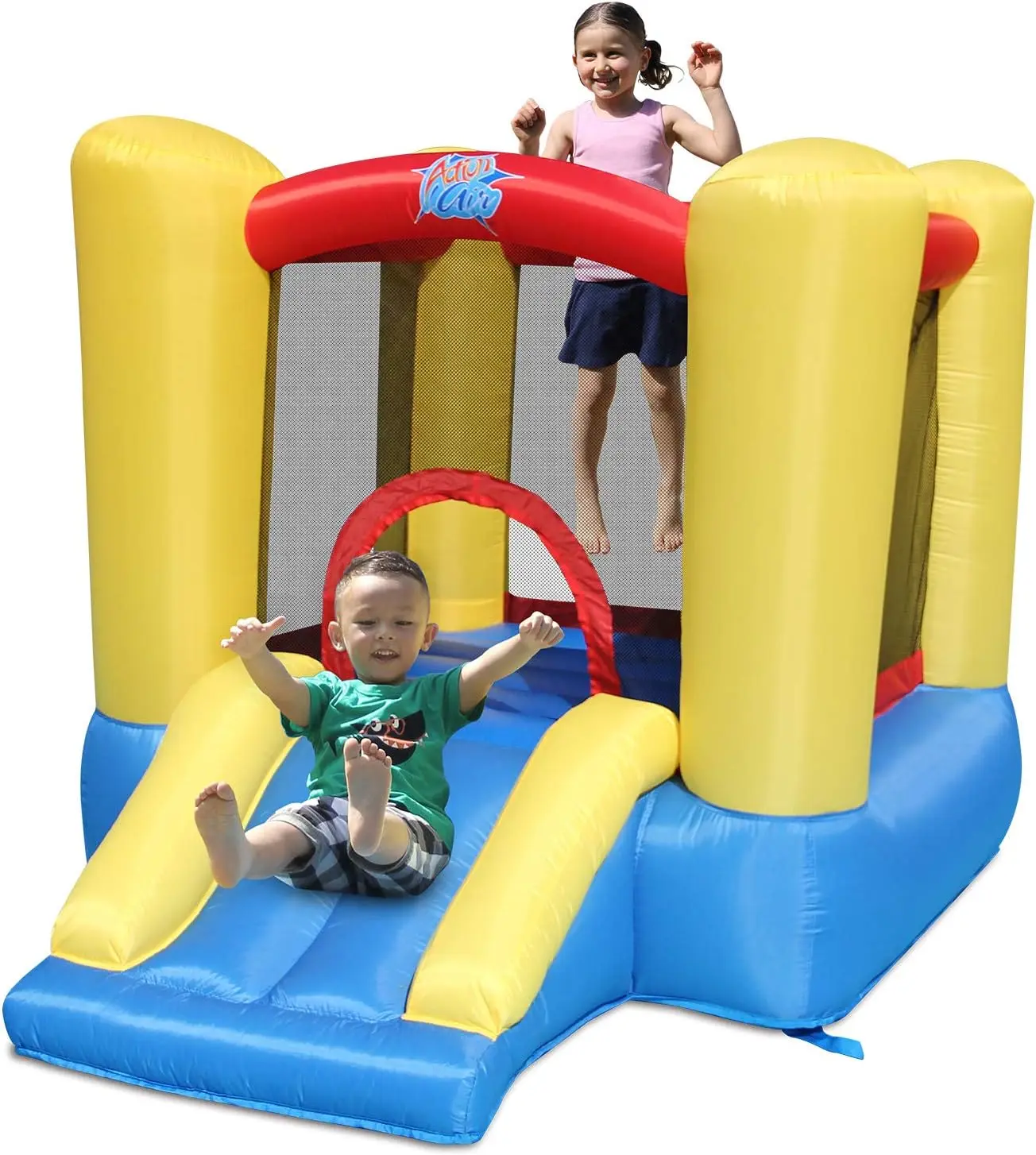 Inflatable Bouncy Castle for Toddlers, Kids Indoor Outdoor Jump House with Blower, Durable Sewn & Extra Thick Material, Bounce House with Slide for Children
Inflatable Bouncy Castle for Toddlers, Kids Indoor Outdoor Jump House with Blower, Durable Sewn & Extra Thick Material, Bounce House with Slide for Children