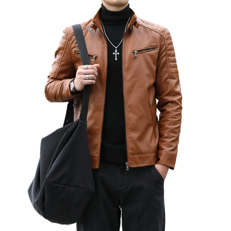Men Winter Thick Warm Fleece Leather Jacket Coat 2022 Pop Mens Motor Biker Faux PU Jackets Outwear Casual Military Men's Coats
Men Winter Thick Warm Fleece Leather Jacket Coat 2022 Pop Mens Motor Biker Faux PU Jackets Outwear Casual Military Men's Coats