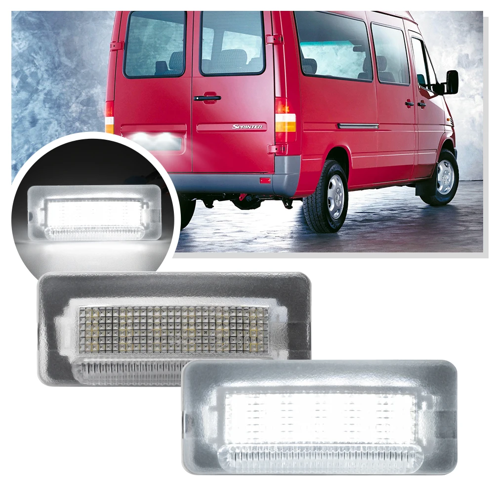 2Pcs LED License Number Plate Light for For Dodge Benz Sprinter W901 W903 W904 W905 VW LT 28-46 1995-2006 12V
2Pcs LED License Number Plate Light for For Dodge Benz Sprinter W901 W903 W904 W905 VW LT 28-46 1995-2006 12V
