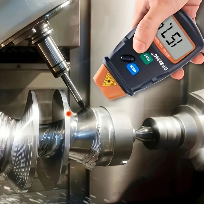 2.5-99,999 RPM VVIA Handheld Digital Tachometer - Non-Contact Laser RPM Gauge for Wheels, Motors & Lathes - 0.01% Accuracy
2.5-99,999 RPM VVIA Handheld Digital Tachometer - Non-Contact Laser RPM Gauge for Wheels, Motors & Lathes - 0.01% Accuracy