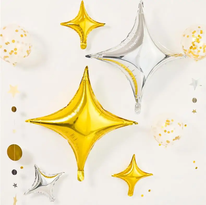 100pcs 36inch Large Star Balloons for Birthday Wedding Party Decoration Four Point Star Globos ni186
100pcs 36inch Large Star Balloons for Birthday Wedding Party Decoration Four Point Star Globos ni186