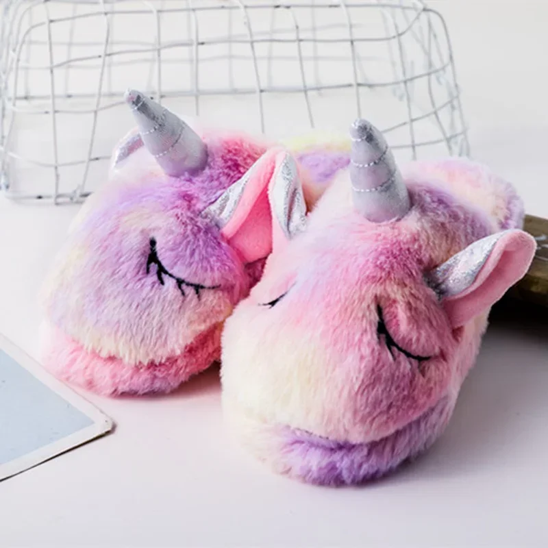 Winter Unicorn Slippers Kids Toddler Girl Flip Flop Baby Boys Fur Slides Cotton Indoor Shoes Warm Fluffy House Children Slipper
Winter Unicorn Slippers Kids Toddler Girl Flip Flop Baby Boys Fur Slides Cotton Indoor Shoes Warm Fluffy House Children Slipper