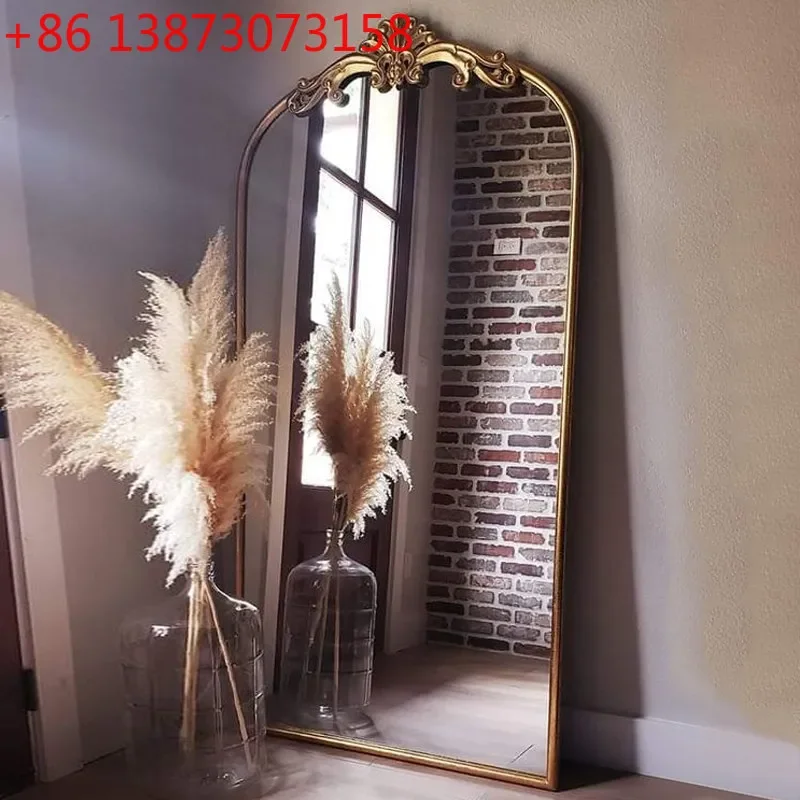 American retro old full-body mirror French carved floor-to-ceiling mirror wall-mounted wall-mounted full-length mirror
American retro old full-body mirror French carved floor-to-ceiling mirror wall-mounted wall-mounted full-length mirror