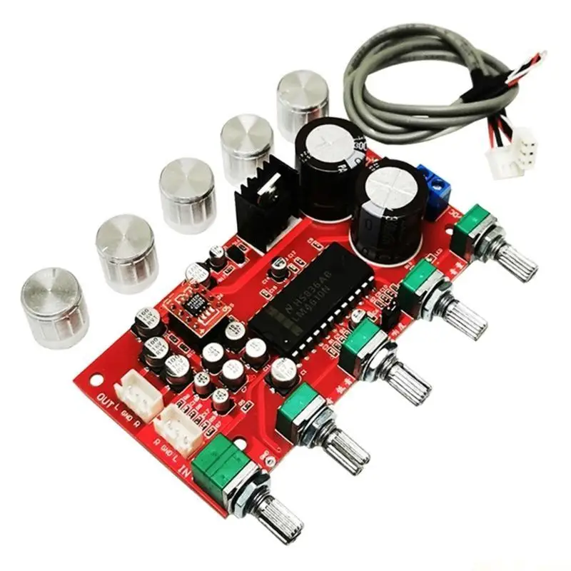 M5TD LM4610 Preamp Sound Tone Board Potentiometer Volumes Adjustment Digital Sound
M5TD LM4610 Preamp Sound Tone Board Potentiometer Volumes Adjustment Digital Sound