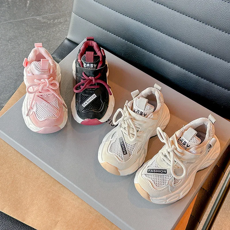 Spring Summer New Children Sneakers Boys Girls School Running Shoes Baby Soft Anti-lip Mesh Shoes Kids Fashion Clunky Sneakers
Spring Summer New Children Sneakers Boys Girls School Running Shoes Baby Soft Anti-lip Mesh Shoes Kids Fashion Clunky Sneakers