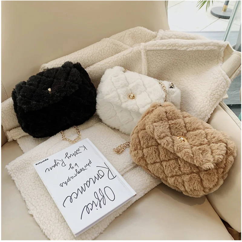 Winter Plush Shoulder Bag Faux Fur Crossbody Bags for Women Female Mini Phone Bag Ladies Handbags Girls Wallet Fashion Chain Bag
Winter Plush Shoulder Bag Faux Fur Crossbody Bags for Women Female Mini Phone Bag Ladies Handbags Girls Wallet Fashion Chain Bag