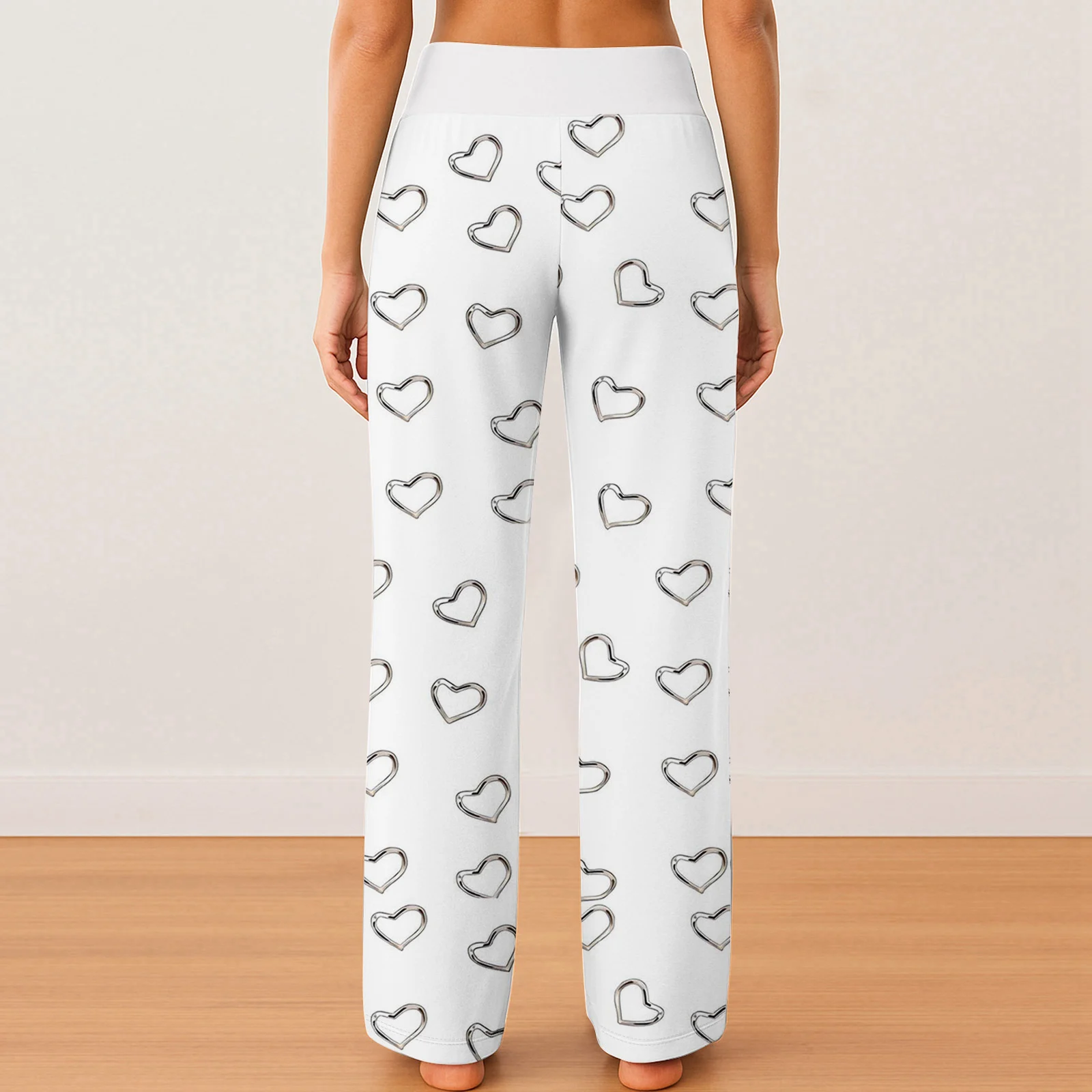 Women'S Valentine'S Heart-Print Wide-Leg Pants Elastic-Waist Casual Trousers Adult Daily Loungewear 2026 Trendy Charming Apparel
Women'S Valentine'S Heart-Print Wide-Leg Pants Elastic-Waist Casual Trousers Adult Daily Loungewear 2026 Trendy Charming Apparel