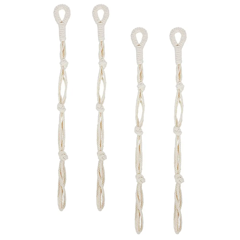 4Pcs Hanging Plant Holder Extender Macrame Rope Cotton Wall Mount for Flowerpots Indoor Outdoor Home Balcony Decoration
4Pcs Hanging Plant Holder Extender Macrame Rope Cotton Wall Mount for Flowerpots Indoor Outdoor Home Balcony Decoration