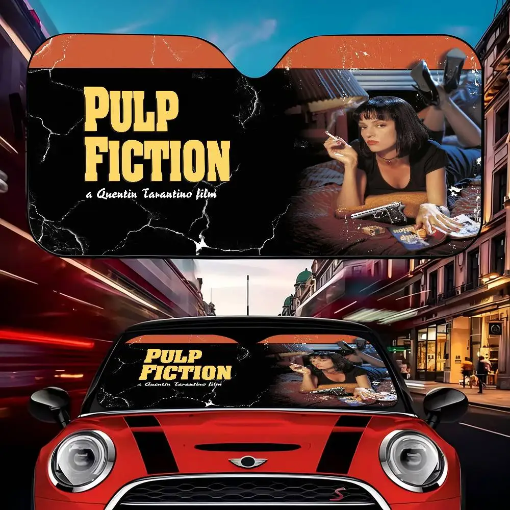 Black Comedy P-pulp F-fiction Windshield Sun Shade For Car Car Windshield Sunshade Front Window Sunshade
Black Comedy P-pulp F-fiction Windshield Sun Shade For Car Car Windshield Sunshade Front Window Sunshade