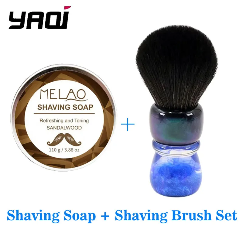 YAQI OCEAN 28mm Men's Wet Shaving Set - Synthetic Hair Resin Handle Shaving Brush with Shaving Soap for Smooth Facial Grooming
YAQI OCEAN 28mm Men's Wet Shaving Set - Synthetic Hair Resin Handle Shaving Brush with Shaving Soap for Smooth Facial Grooming